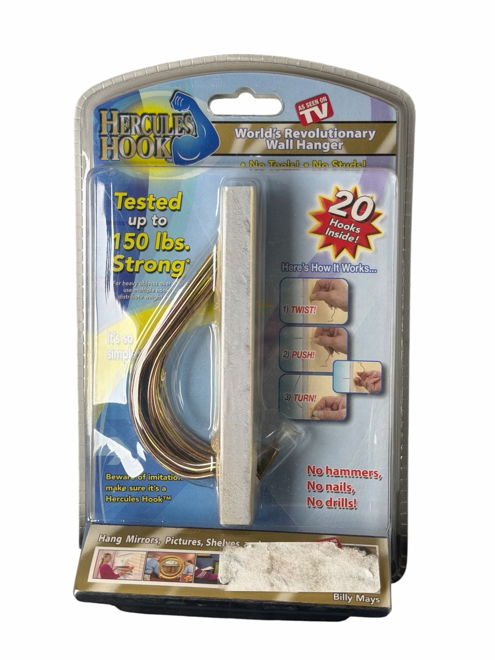Hercules Hook Picture Hangers hooks as seen on TV